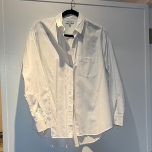 Madewell Women's White Button Down Shirt